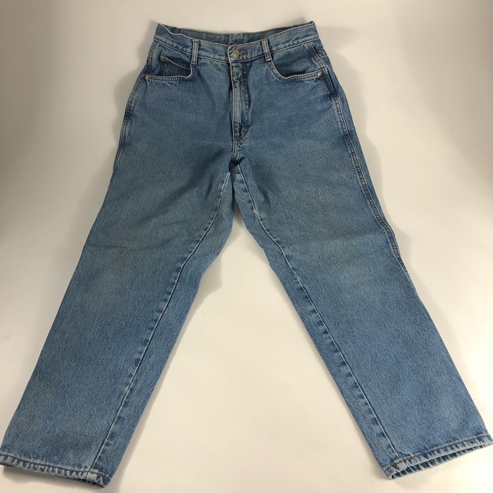 Vtg Gitano high rise mom blue denim jeans 12 short